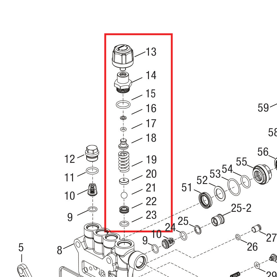 5 UNLOADER VALVE KIT DUO (05)