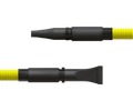 Two lockable rubber hose nozzles