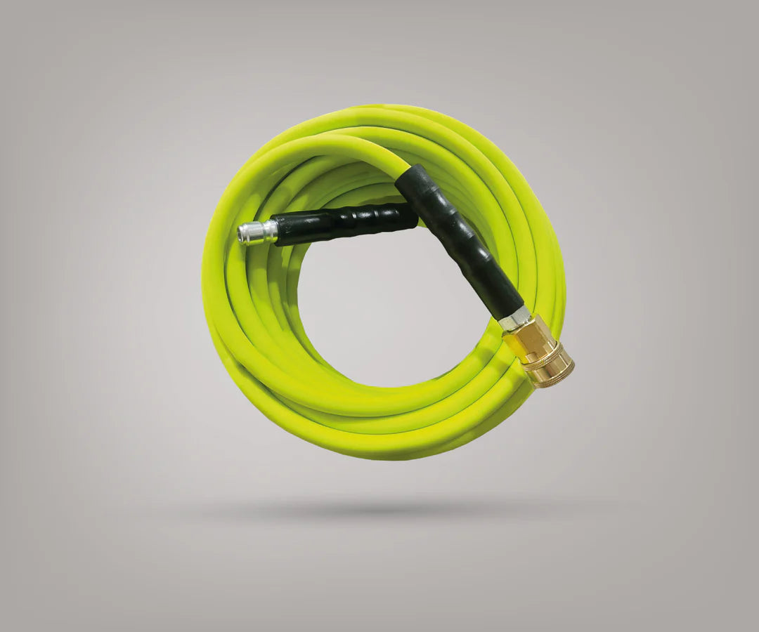 WashR DUO Lime Green Pressure Washer Hose