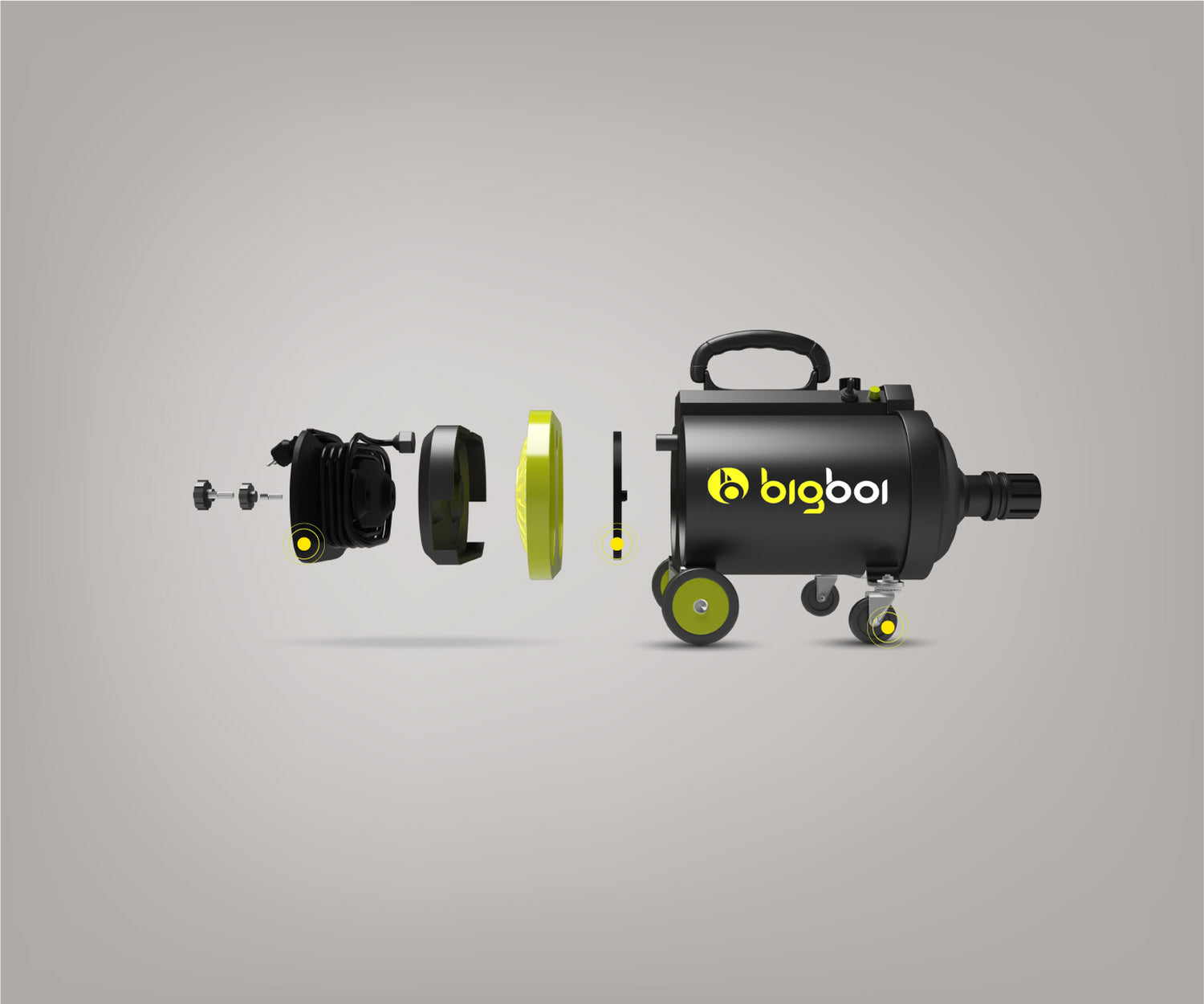 bigboi BlowR PRO – Wall Mountable Touch-Free Car Drying Unit