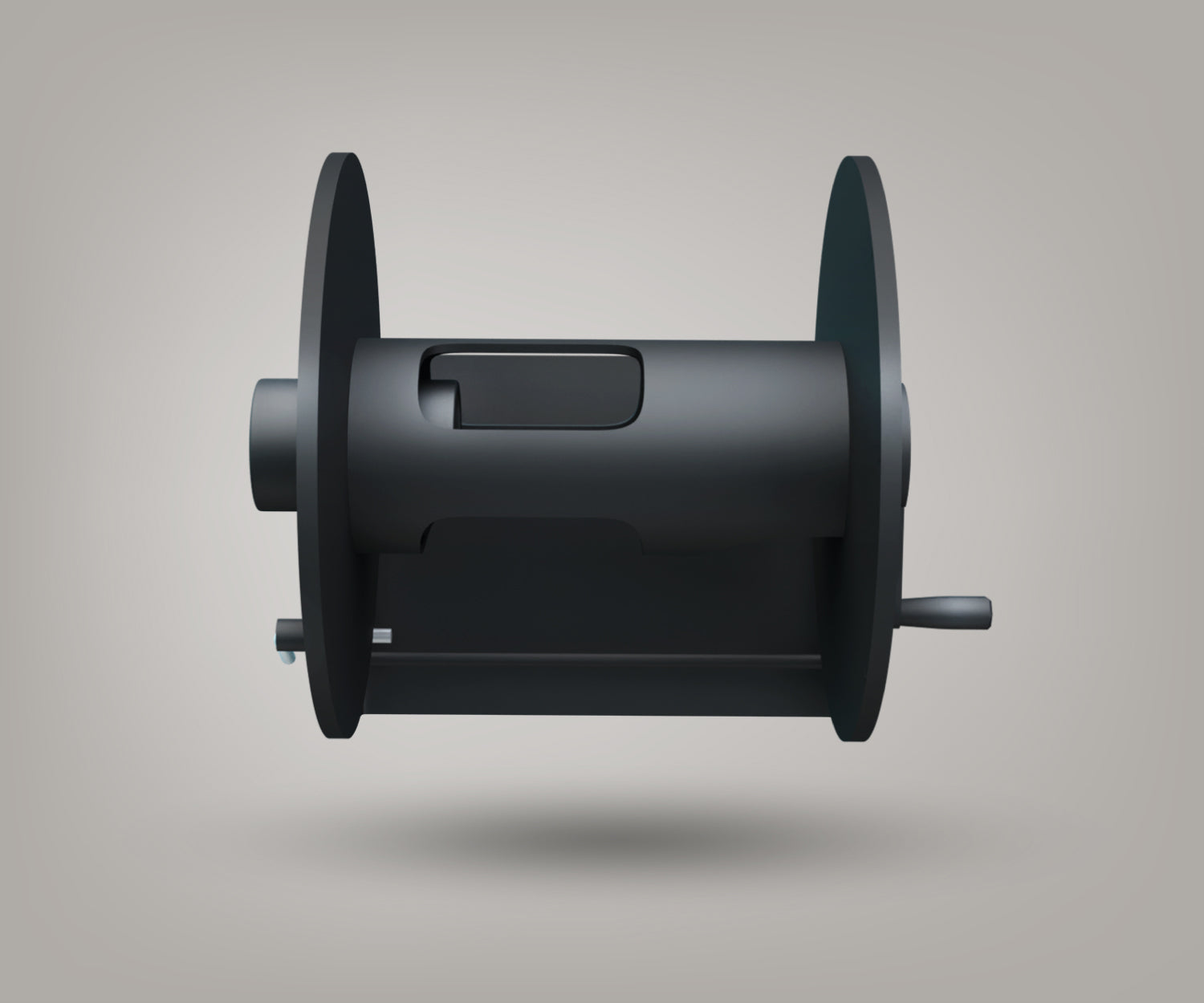 BlowR Wall Mounted Hose Reel for Car Dryer No Hose Front 