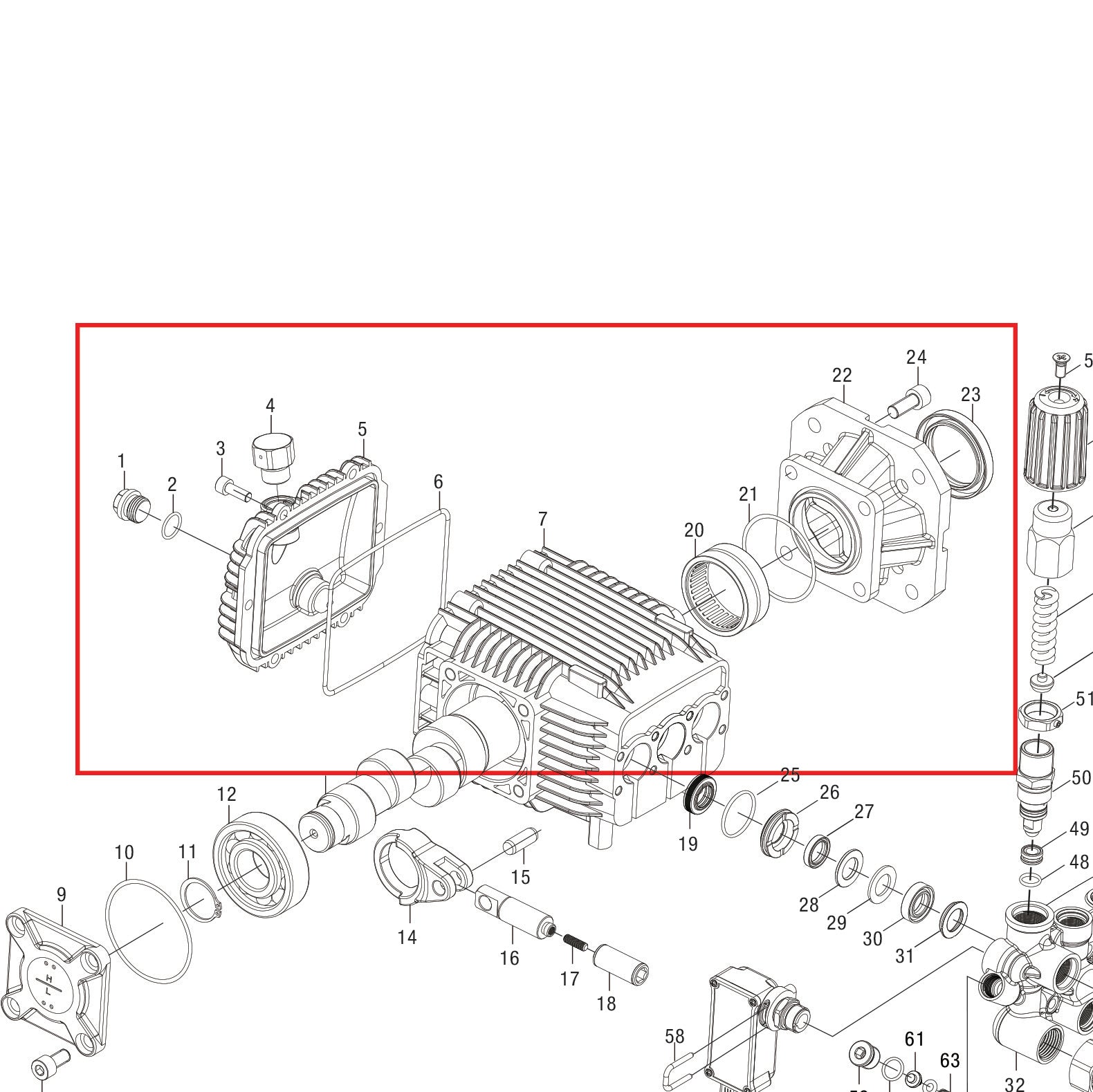 CRANKCASE ASSY PRO (08)