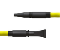 Two lockable rubber hose nozzles