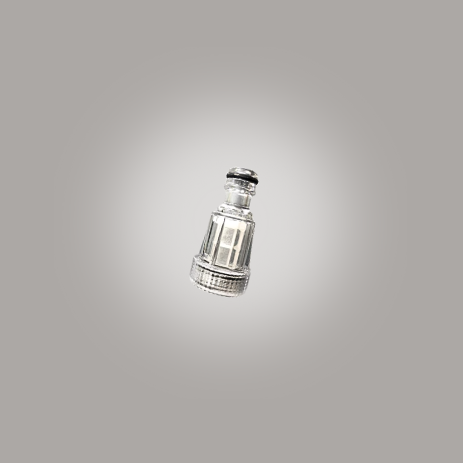 WASHR QUAD CLEAR PLASTIC HOSE CONNECTOR
