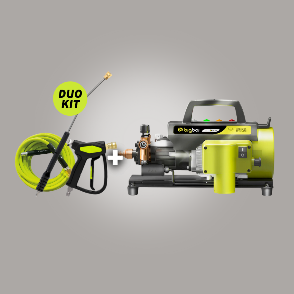 WashR DUO Detailing Kit - Wall Mountable Pressure Washer for Detailing